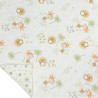 Algodón acolchado estampado LYBELA / SHELBY Blanco / Blanco
